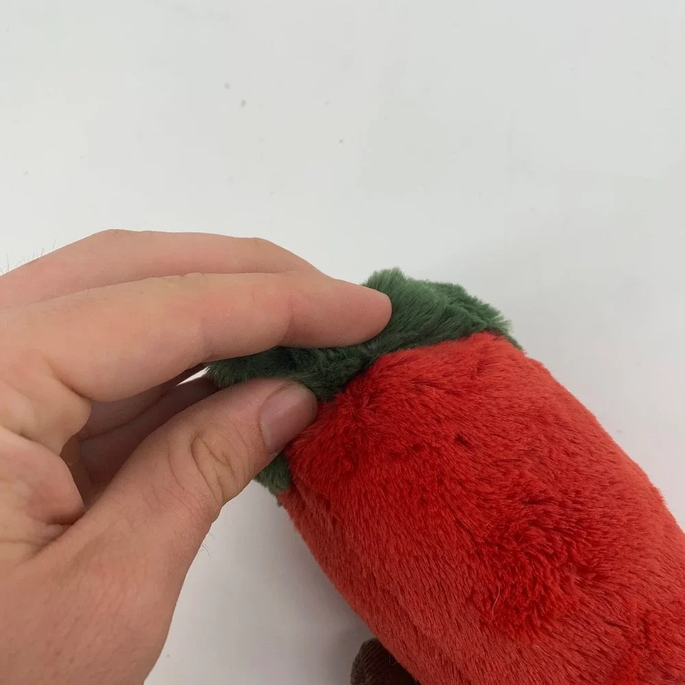 Jellycat Vivacious Vegetable Chili Pepper Red Plush Stuffed Animal 8 Inch